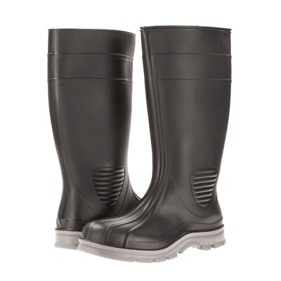Heartland Rain Boots Mens Poultry TUFF Pull-on Waterproof Rubber Boots  Sz