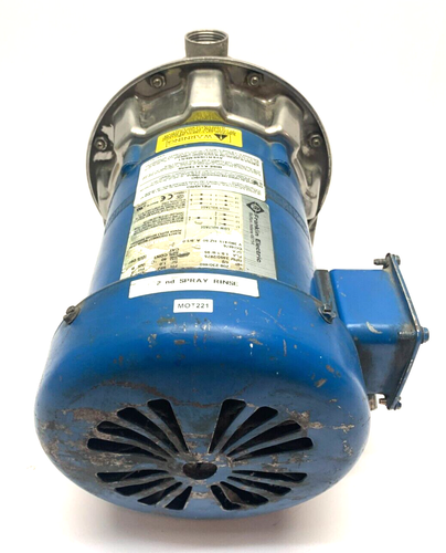 Goulds 1ST1C5F4 NPE Series Centrifugal Pump 1 x 1-1/4-6 3450/2875 RPM 1/2 HP - Picture 6 of 12