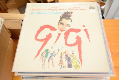 VINTAGE FREDERICK LOEWE ''GIGI ORIGINAL CAST'' LP 12'' VINYL VG+ MGM [85]