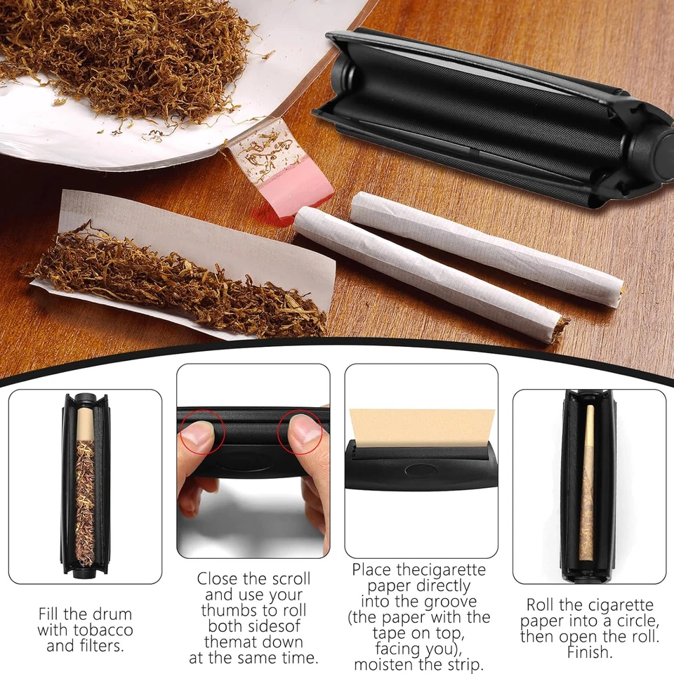 Effortless Joint & Cigarette Rolling Machine with Storage Tubes (110mm) - Bild 4 von 4