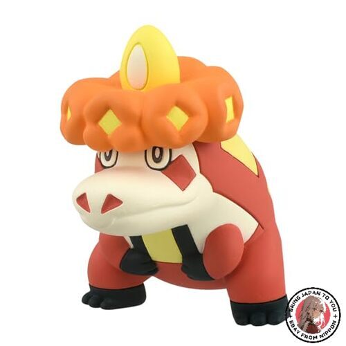 Figurine Pokemon Moncolle Takara Tomy - MS-32 Cyndaquil - Mini Figure ~4cm - Neuve