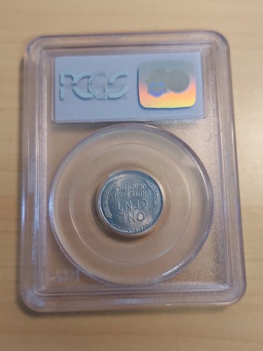 Centavo de trigo de acero Lincoln 1943 D 1C graduación profesional MS 66 - Imagen 3 de 4