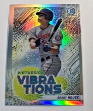 2022 Bowman Chrome Baseball #VV-7 Brady House Virtuosic Vibrations Refractor