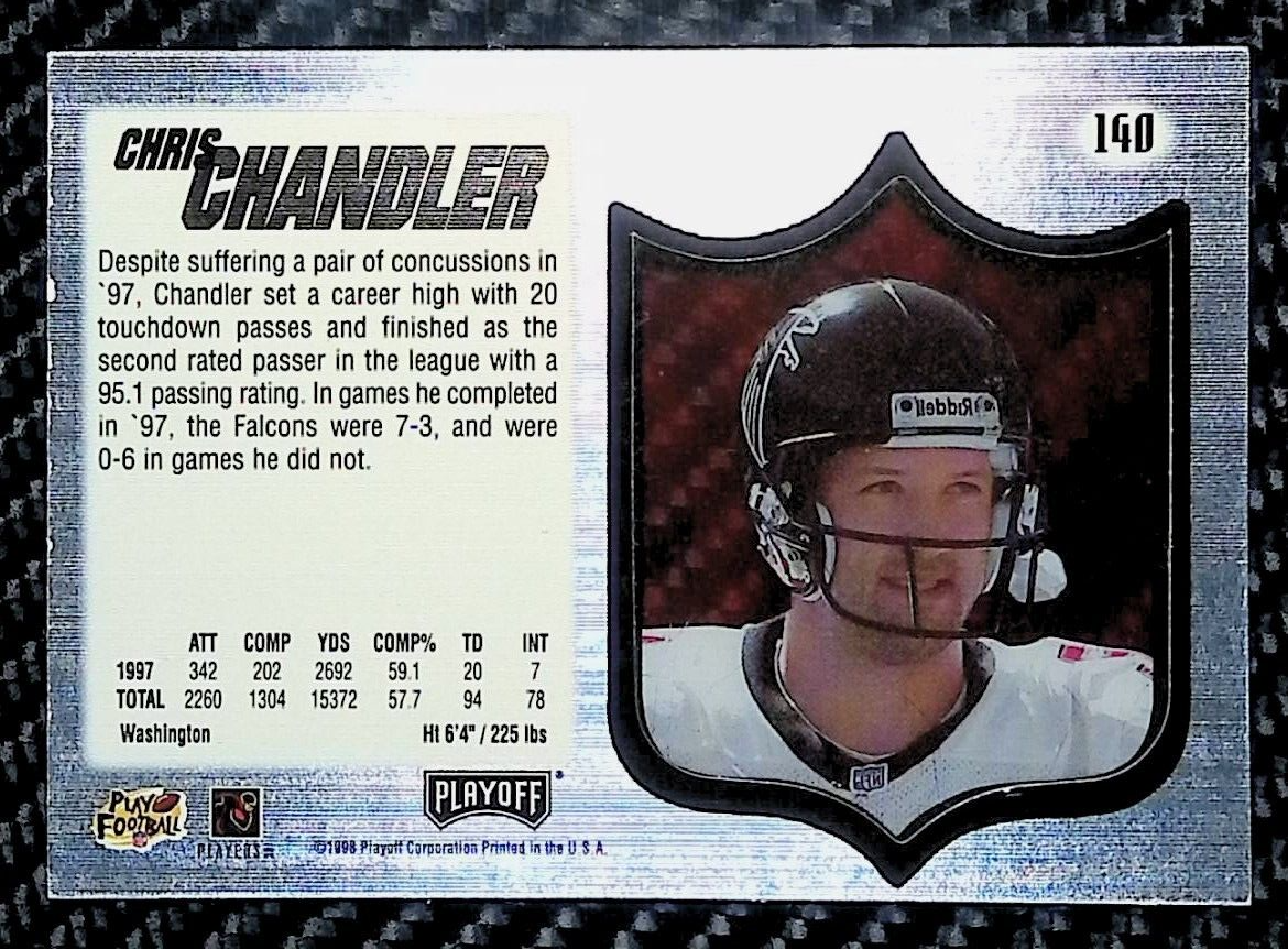 Chris Chandler - 1998 Playoff Absolute SSD #140 Green - Falcons | eBay