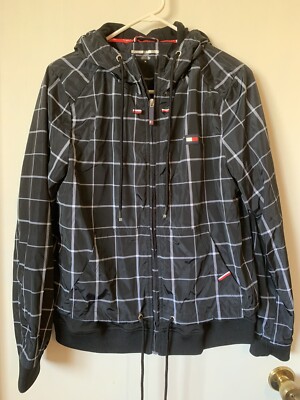 TOMMY HILFIGER SPORT Hooded Rain Jacket Junior M Lined