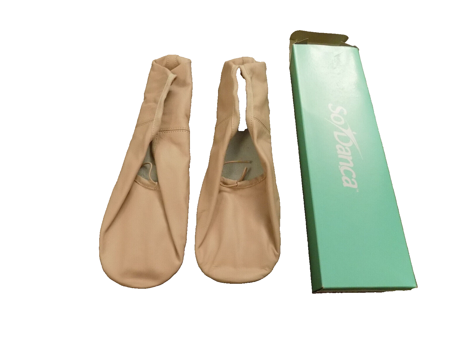 SAOLA Pantofole nuove So Danca suola intera danza rosa balletto in pelle 9 5 L BA14 N