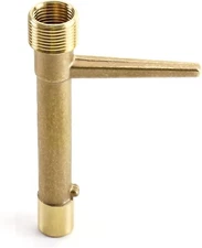 Quick Coupling Valve Key 3/4 Inch Brass Irrigation Tool Sprinkler Key for Agri