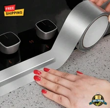 1 pc Waterproof Self-Adhesive Aluminum Foil Tape for Kitchen & Bathroom