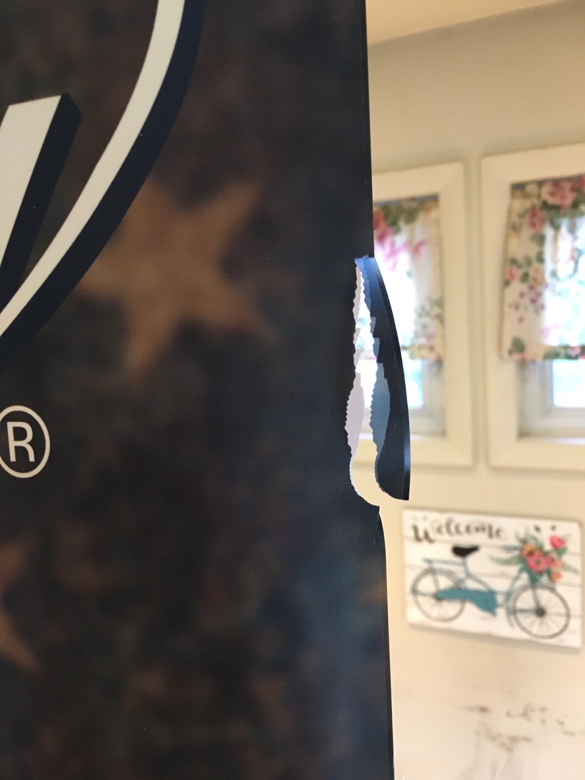 Yuengling Large Beer Banner With Stand And Retracts Into Base 7ft Tall