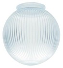 3-1/4-Inch Clear Prismatic Glass Globe