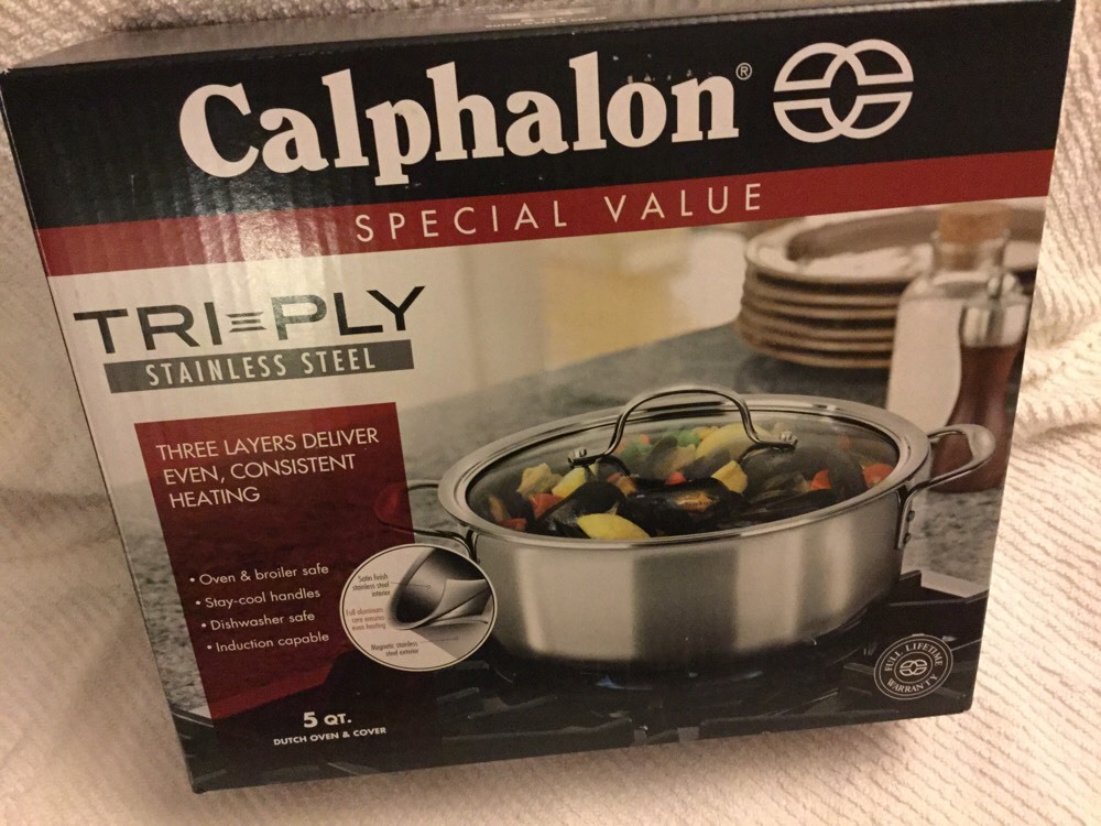 Steel Cookware Set Calphalon Tri Ply Dutch Oven Calphalon Tri-Ply