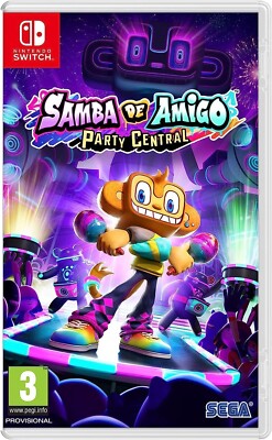 Samba de Amigo Party Central Nintendo Switch CARTRIDGE VERSION NEU SEALED