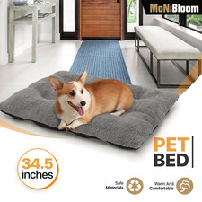 Rectangle Pet Bed Long Plush Self Warming Sleeping Beds Ultra Washable Mat Soft
