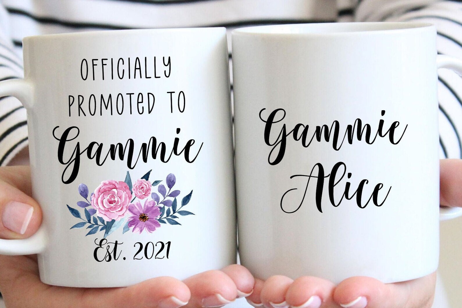 Personalized Gammie Gift Mug Gift For Gammie Officially Promoted To Gammie