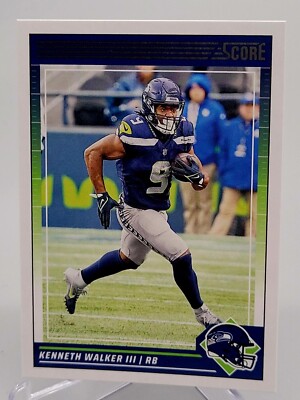 2024 PANINI SCORE KENNETH WALKER III BASE FOOTBALL CARD SEAHAWKS
