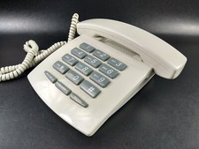 Vintage Lenoxx Sound Desk Phone Big Buttons Tone or Pulse HACBP-6062W