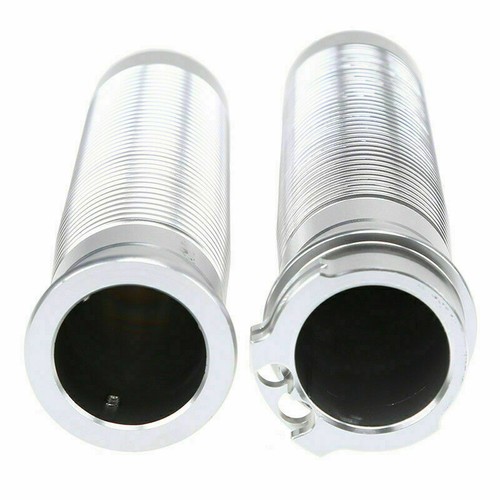 1" Handbar Grips Handlebars CNC Billet Aluminum For Harley for Cruiser Custom GF - Picture 7 of 10