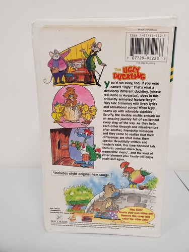 Vintage Crayola Presents the Ugly Duckling VHS 1997 - Bild 3 von 7