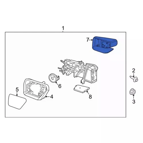 Genuine Ford Mirror Cover ML3Z17D742AA