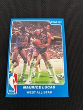MAURICE LUCAS 1983 STAR ALL STAR GAME NRMT #19 BASKETBALL CARD