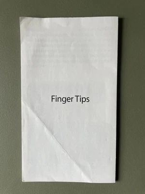 Rare Apple Original iPhone (1st Gen) User ‘Finger Tips’ Guide - Image 1 of 4