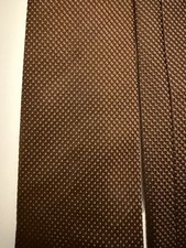 VTG Style Burberry London Burgundy Geometric Print Neck Tie 100 Silk Classic