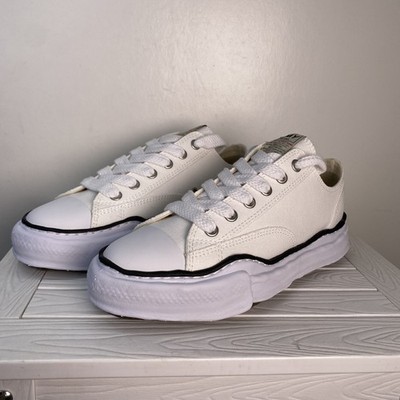Maison Mihara Yasuhiro Peterson Men Size US 9 EU 42 White Canvas Low Top Sneaker