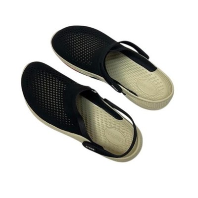 NWT! Crocs Unisex LiteRide 360 Clogs, Black/Multi, 13 Men/15 Women