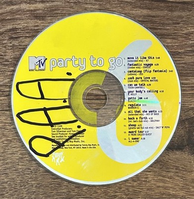 MTV Party to Go, Vol. 1 by Various Artists (CD, May-1991, Tommy Boy)