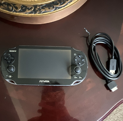 Sony PlayStation Vita Black Handheld System Console for PS Vita Platform w/USB