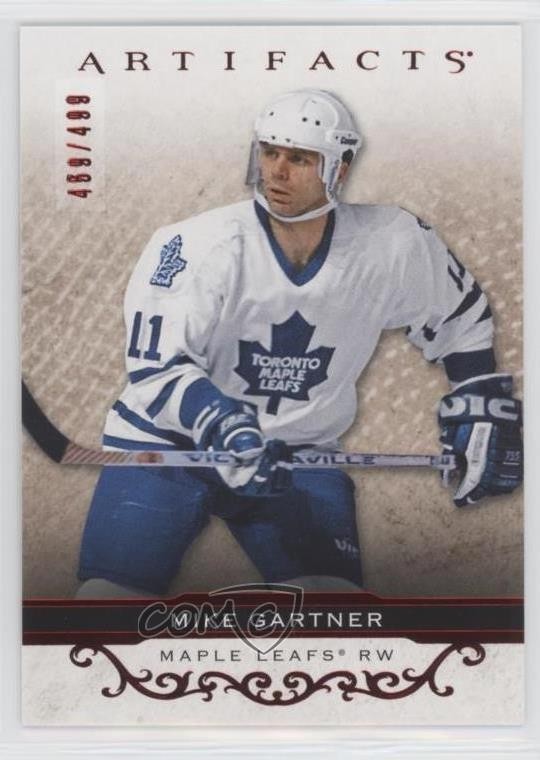2021-22 Upper Deck Artifacts Legends Ruby 459/499 Mike Gartner #154 HOF 1q2
