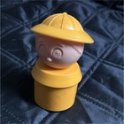 Tupperware Tuppertoys Figure with Yellow Hat & Yellow Base — photo 1