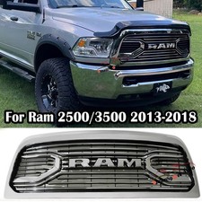 Front Grille For Ram 2500 2013-2018 2010-2012 Big Horn Chrome Grill W Letters Front Grille For Ram 2500 2013-2018 2010-2012 Big Horn Chrome Grill W Letters