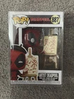 Funko Pop Marvel 887 ARTIST DEADPOOL Vinyl Figure Gamestop Exclusive W Protector