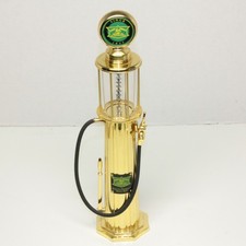 12" Gold John Deere Vintage Gas Pump Coin Bank Gearbox Limited Edition 729/5000