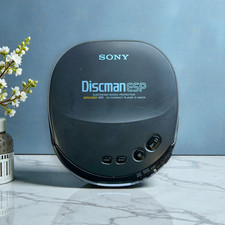 SONY Discman ESP D-242CK Portable CD Player 1996 Made in Japan - Tested Works