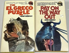 vintage paperback lot by John Murphy - El Greco Puzzle & Pay on the way out