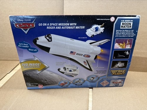 NEW Disney Pixar Cars Toon Moon Roger Mater Space Mission Shuttle LIGHTS+SOUND - Picture 2 of 12
