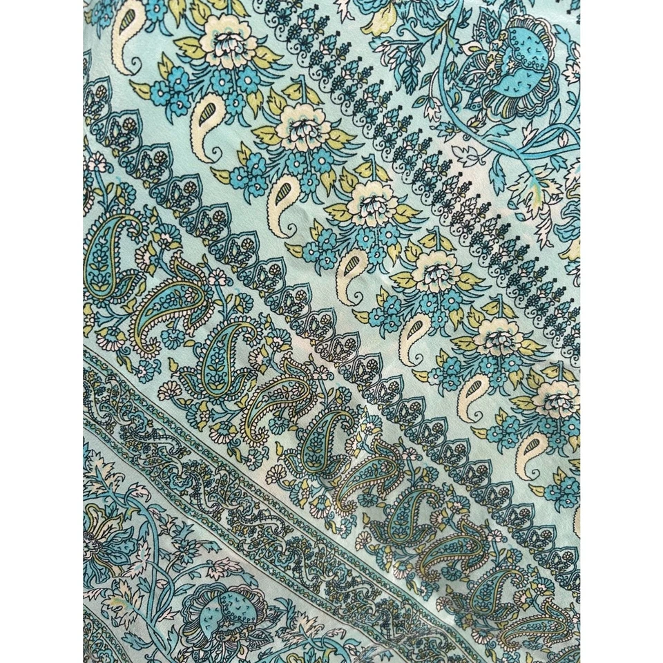 Vintage GAP Skirt 10 Paisley Vintage Y2K 90s Handkerchief Silk Fairy Beach Boho Foto 4 de 4