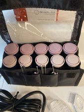 Remington H1015 Compact Hot Rollers Set Ionic Ceramic Travel Case Pink