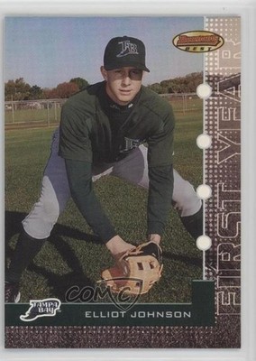 2005 Bowman's Best Elliot Johnson #41 Rookie RC c7w