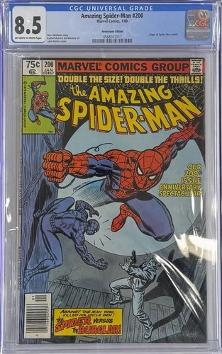 Amazing Spider Man 200 CGC 8.5 Off White To WP Newsstand Edition