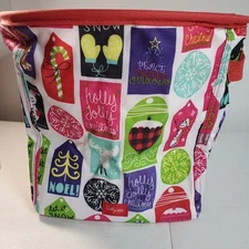 Thirty One Gifts Mini Storage Bin HELLO HOLIDAY New