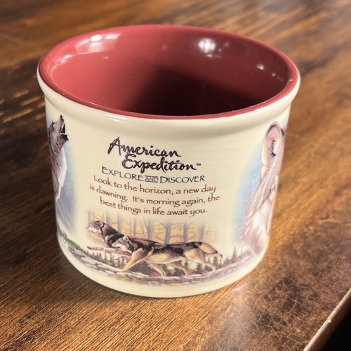 American Expedition Gray Wolf große Suppe Kaffee Tasse - Bild 2 von 7