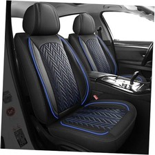 Seat Covers,Universal Car Seat Covers Full Set 5PCS Full Set Black And Blue