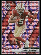 2025 Panini Mosaic #142 Jauan Jennings Mosaic Reactive Purple