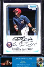 2011 Bowman Chrome *Adrian Sanchez **Card #BCP149** AUTO