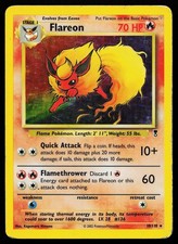 Flareon 10/110 Holo Rare Legendary Collection Pokémon Card