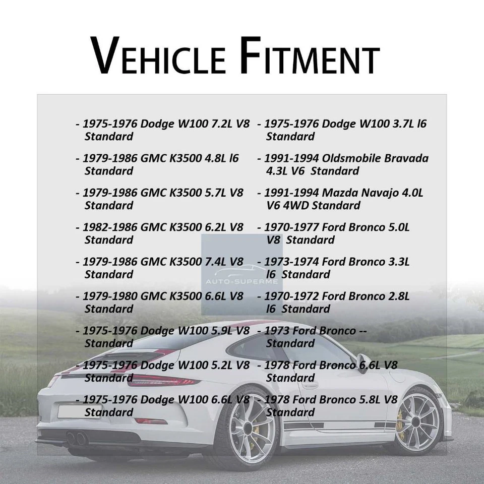 Eje delantero trasero juntas en U GMB 2 PIEZAS para Jeep Scrambler 1981 estándar Foto 2 de 4
