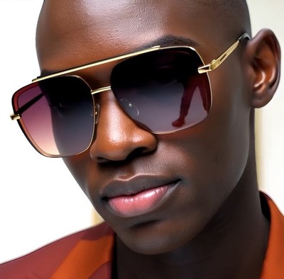 Luxury Sunglasses Rectangular Summer Beach Shape Fancy Gafas Lentes Para Humbres